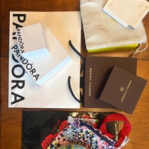 Pandora, Kendra Scott, Brighton, Monica Vinader gift boxes